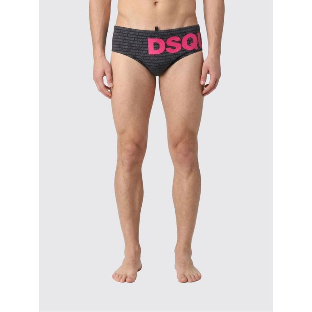 Dsquared2 Men Dsquared2 Maxi Logo Swimsuit
